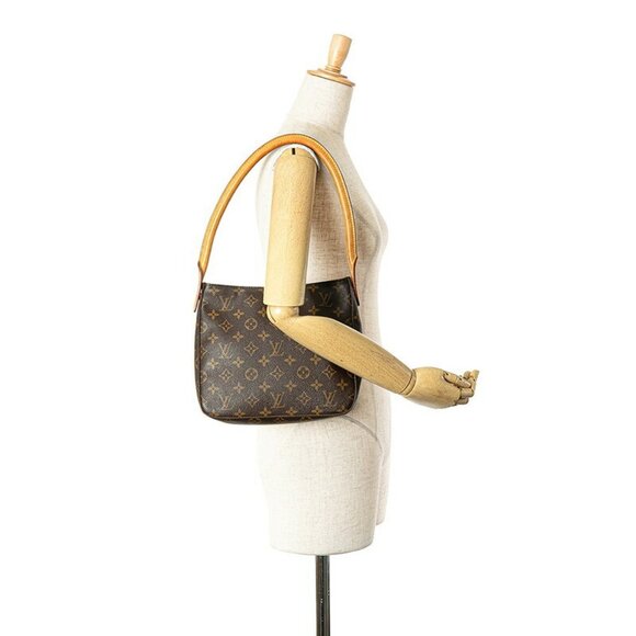 LOUIS VUITTON Brown Monogram Leather Shoulder Bag - Picture 11 of 11